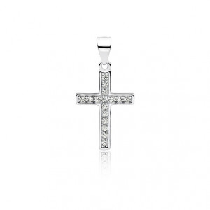Pandantiv cruciulita argint cu pietre DiAmanti Z1625CR_W-DIA (Argint 925‰ 1,2 g.) Pandantiv cruciulita argint cu pietre DiAmanti Z1625CR_W-DIA (Argint 925‰ 1,2 g.)
